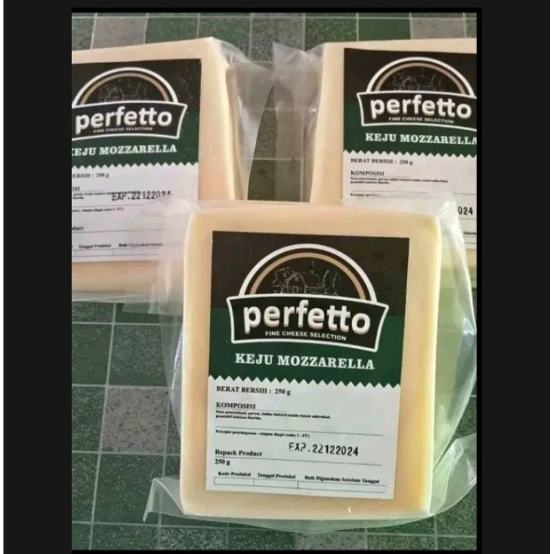 

Keju Mozarella Perfetto 200gr Berkualitas Tinggi