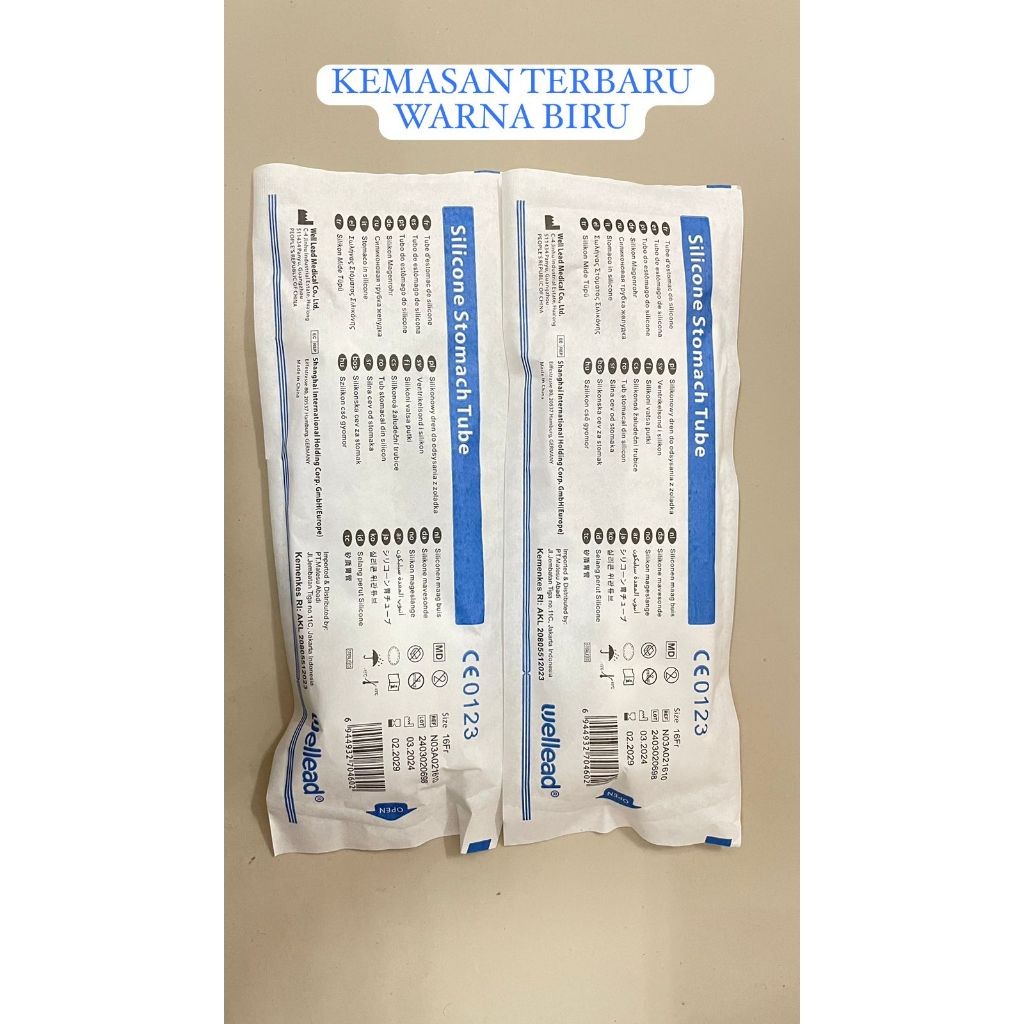 NGT WELL LEAD All Silicon Stomach Tube / NGT Silicon