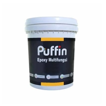 Epoxy Bening Clear Puffin Epoxy Multifungsi Resin Epoxy Cairan Epoxy Multifungsi - 5 KG Merah Paint