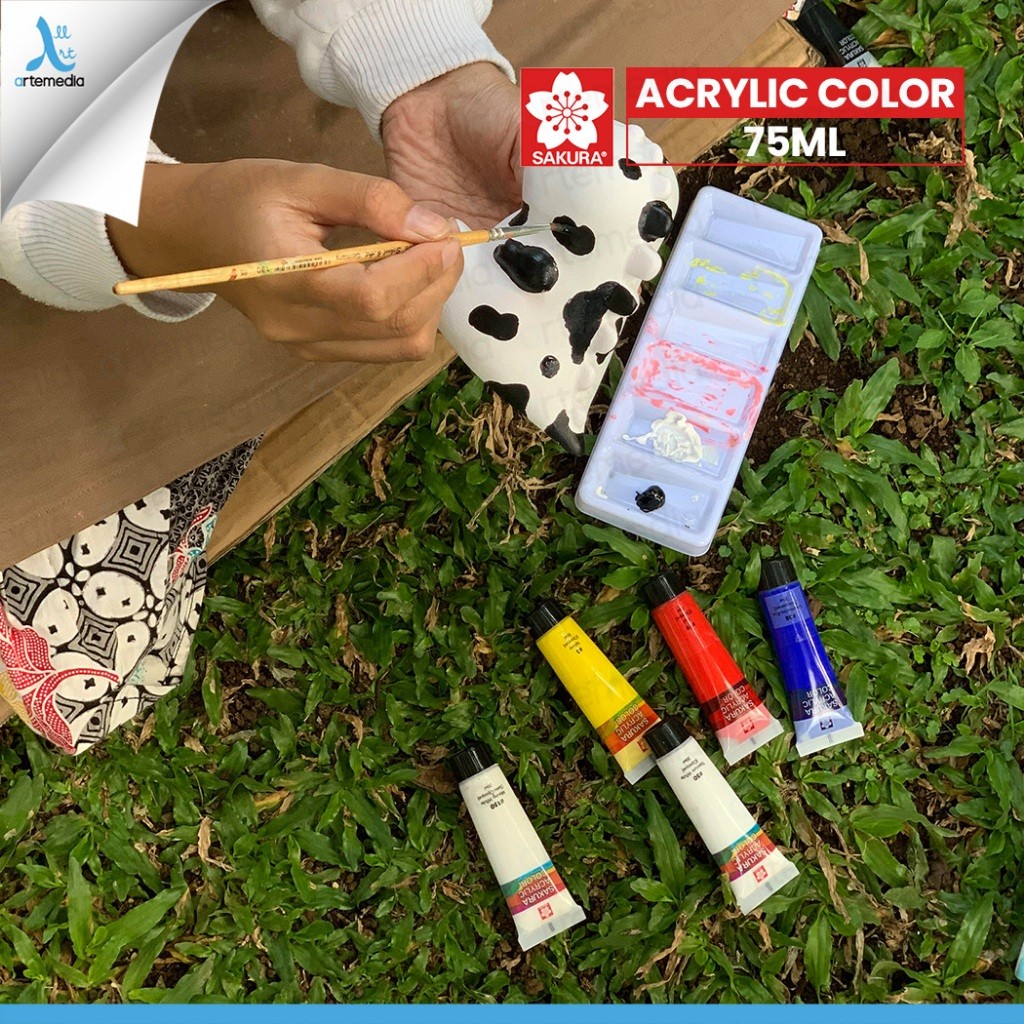 

Sakura Acrylic 75ml Acrylic Color Paint Cat Akrilik - 01/02