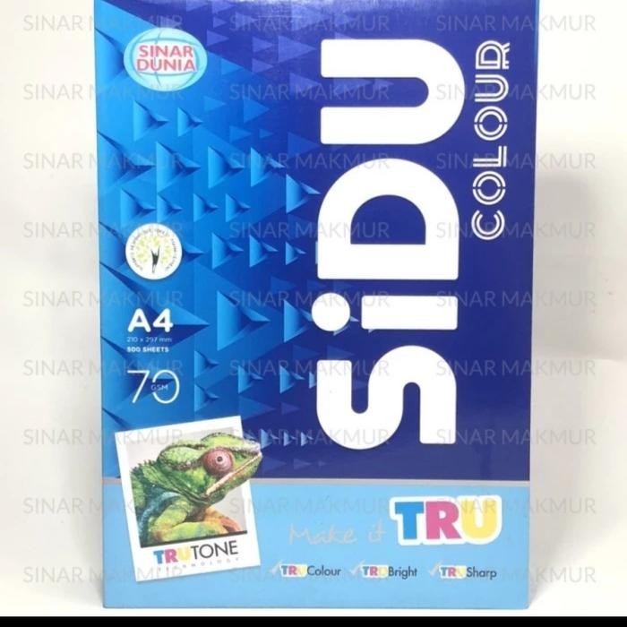 

Terlaris- Kertas Hvs Warna Sidu Ukuran A4 70 Gram