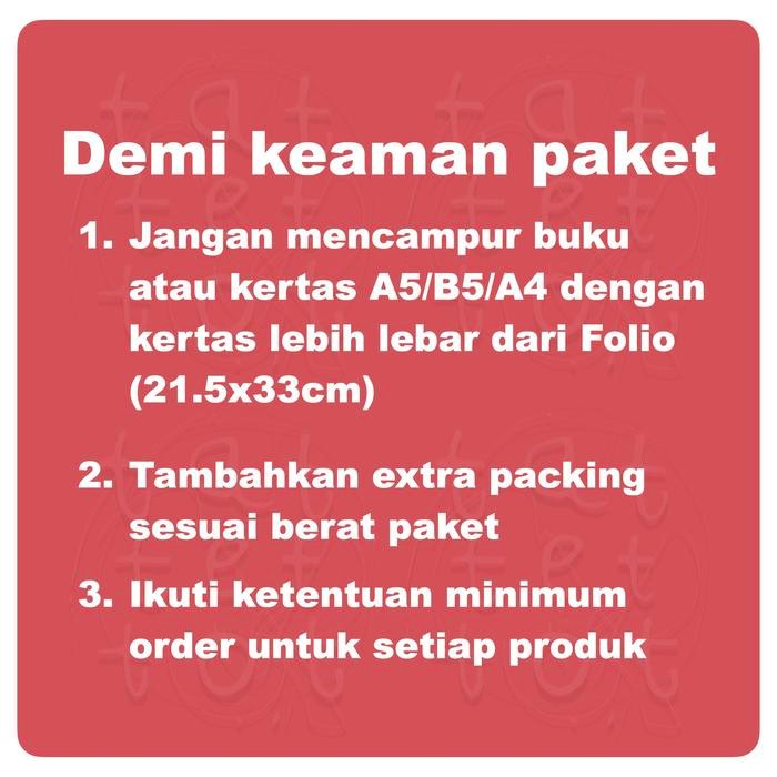 

Terlaris- Kertas Bookpaper 90 Gr A4 1 Rim Imperial Paper