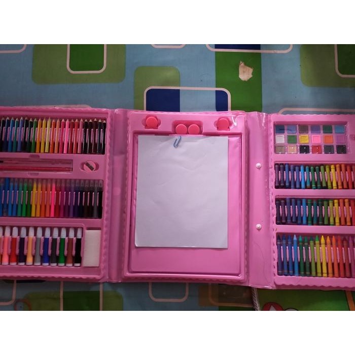 

Art - Crayon 208 Pcs / Crayon Warna Warni / Pencil Warna / Alat Menggambar Shenar / Warna Biru Dan