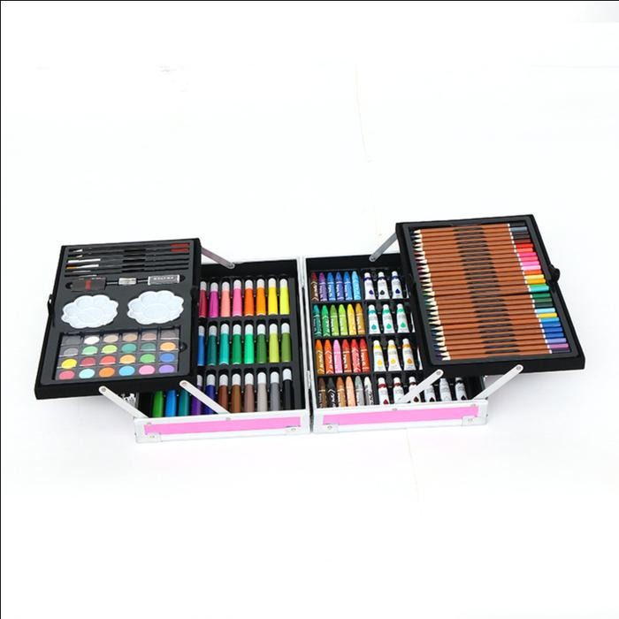 

Art - Crayon Set 145 Alat Tulis Anak Koper Gambar Lukis Koper Jingjing Box