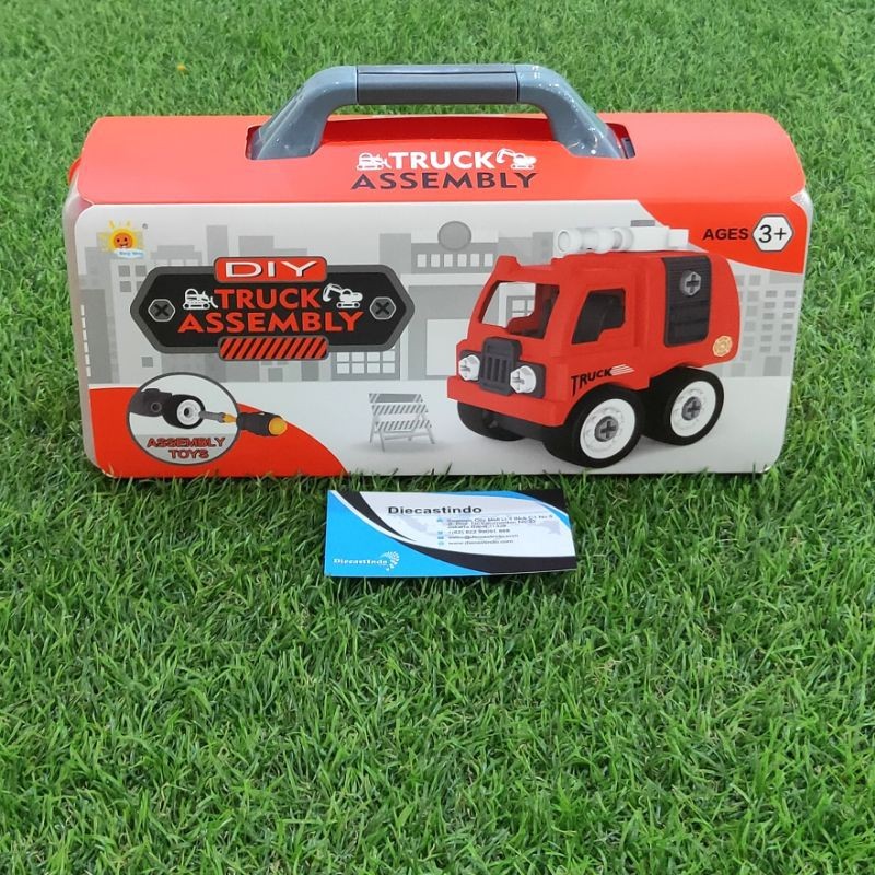 DIY Truck - Engineering Toys - Assembly Box - Fire Truck