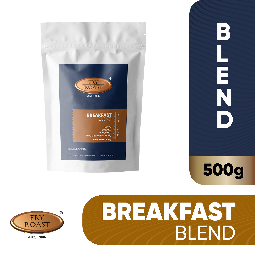 

KOPI BREAKFAST BLEND ESPRESSO PREMIUM 500 GRAM BIJI DAN BUBUK