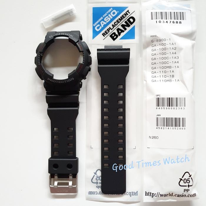 Paket Bezel Strap Ga-120-1A Ga 120 Fit Ga 100 Ga 110 Casio Original
