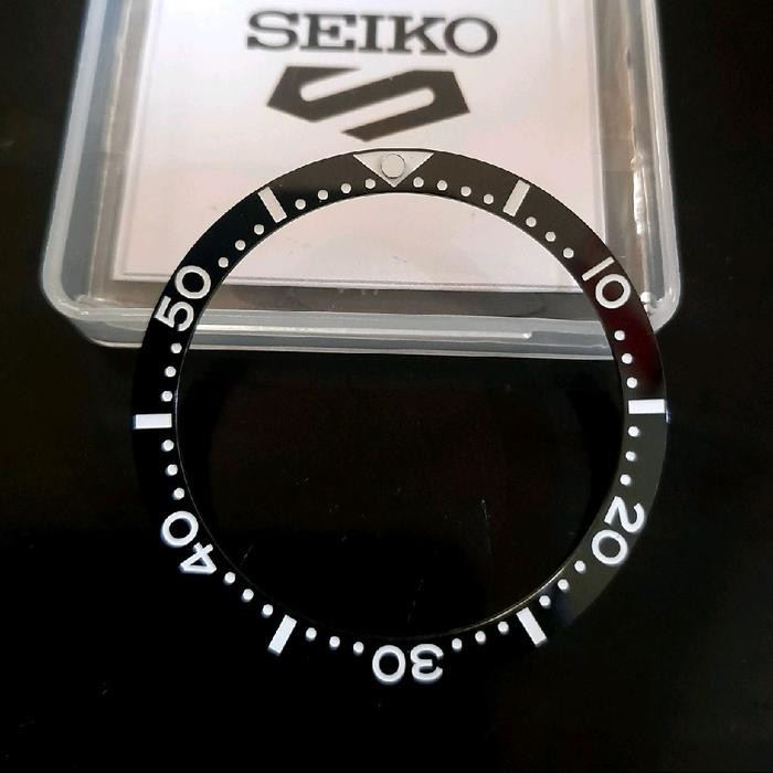 Insert Bezel Skx 007 Ceramic Flat Fit Buat Skx Srpd Mod Seiko