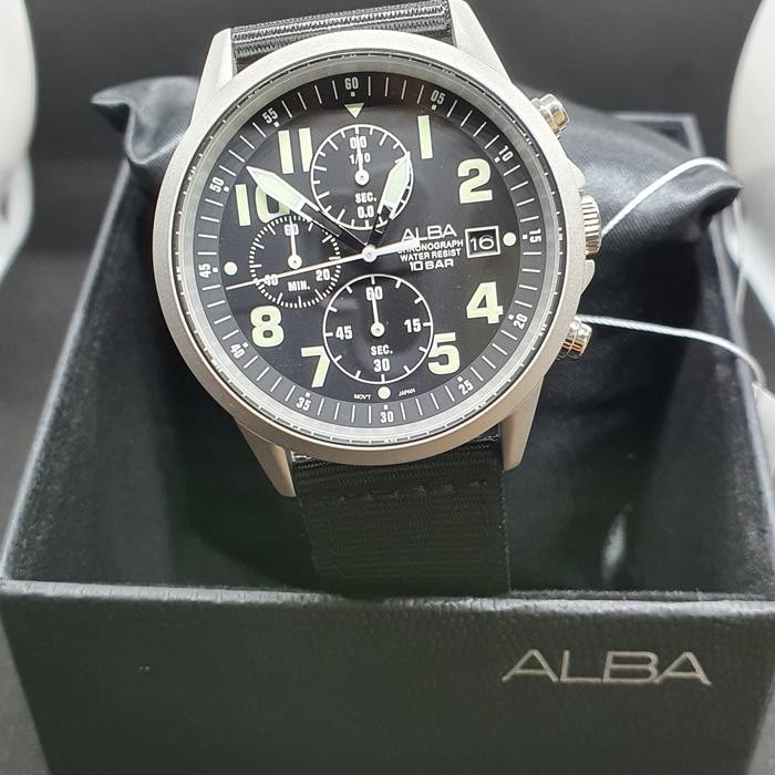 Alba Am3853X1 /3853 Chronograph Military ( New )