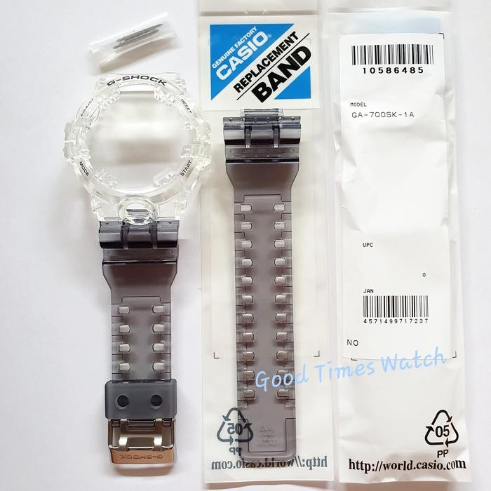 Paket Strap Bezel G-Shock Ga-700Sk-1A Ga 700Sk Ga 700 Casio Original