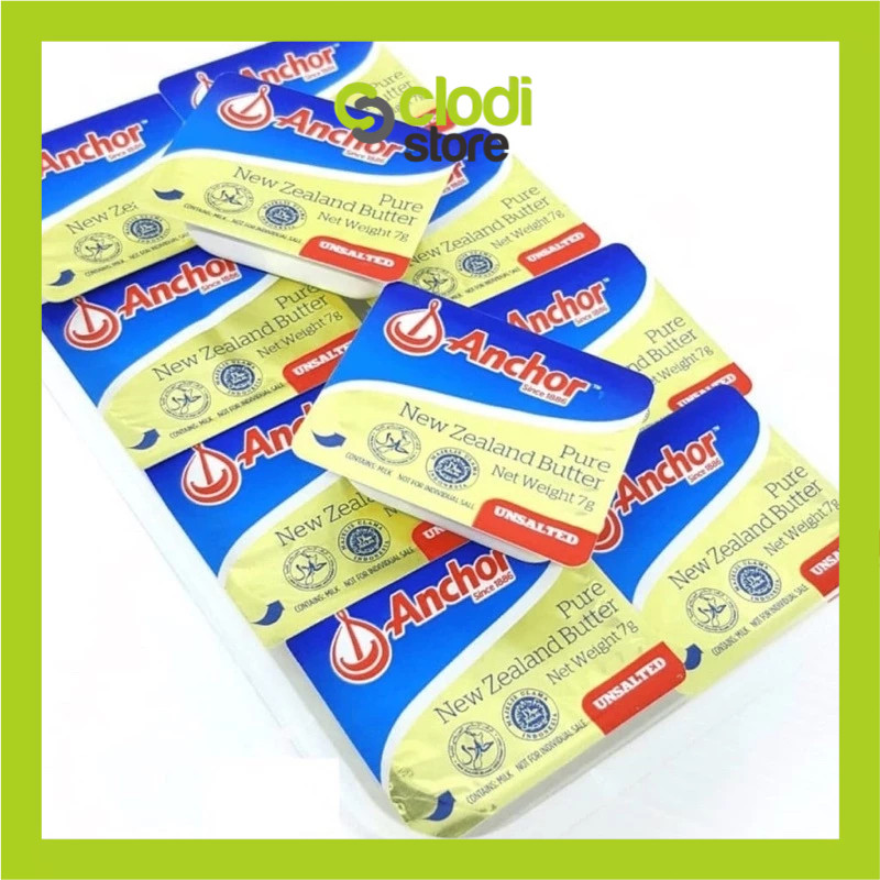 

Anchor Unsalted Butter Mini 5 UB 7g MPASI Anak Bayi HALAL Elle Vire Makan Penambah Berat Badan