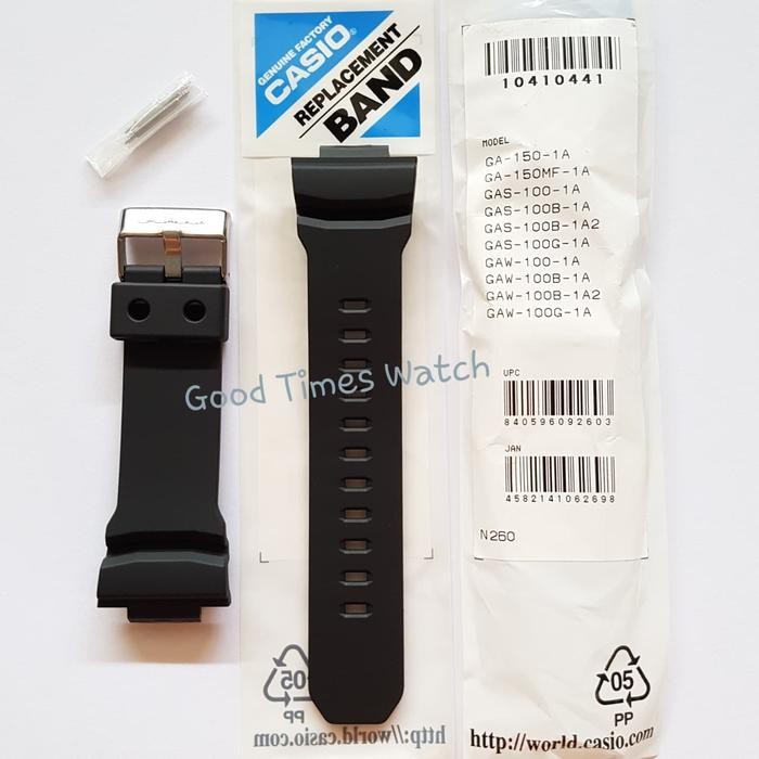 Strap G-Shock Ga-150 Ga-150Mf Gas-100 Gaw-100 Casio Original