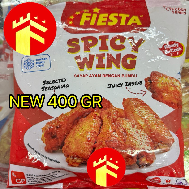

Fiesta Spicy Wing 500 Gr Sayap Ayam Berbumbu Pedas Fiesta Chicken Wing