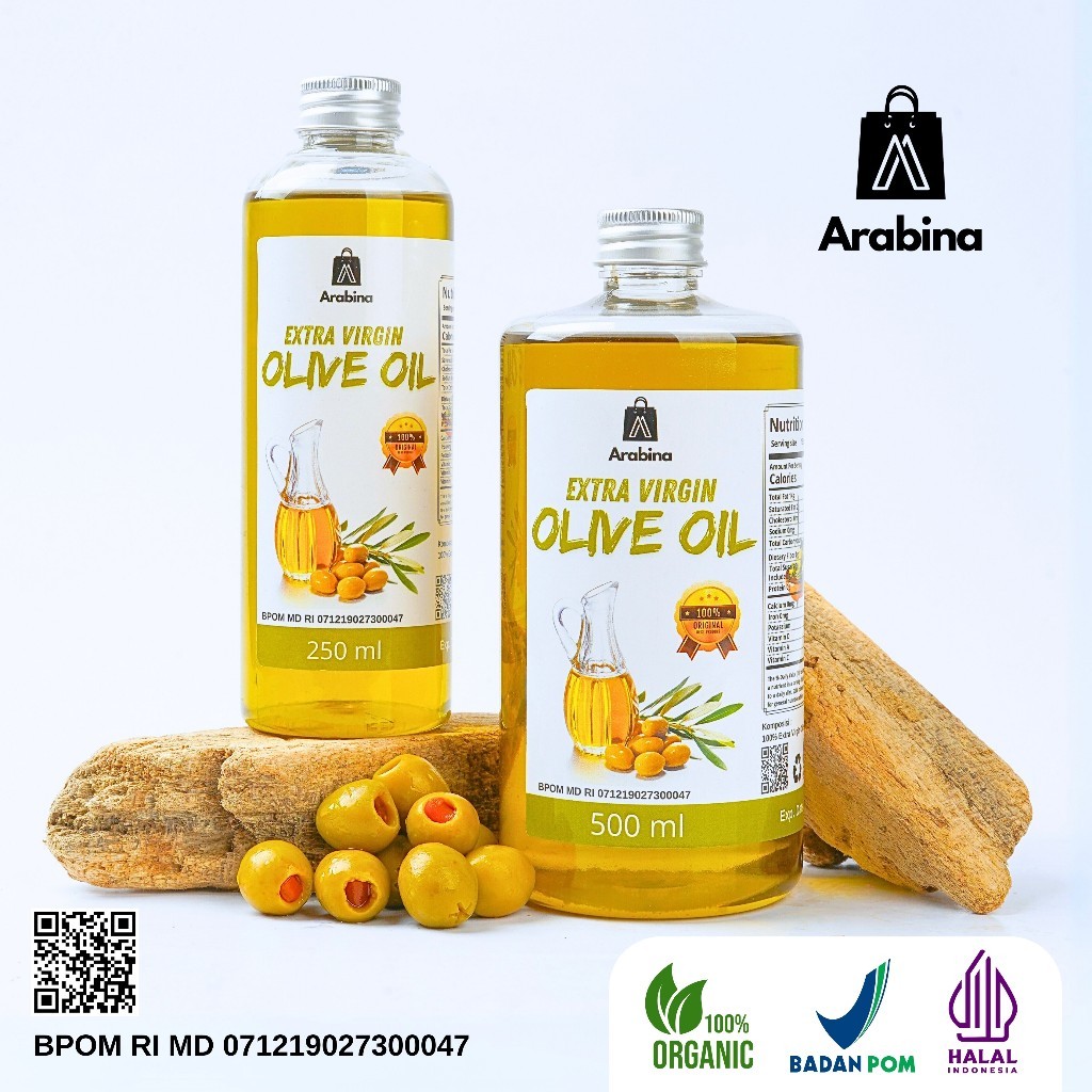 

Arabina Minyak Zaitun Extra Virgin Olive Oil Asli EVOO