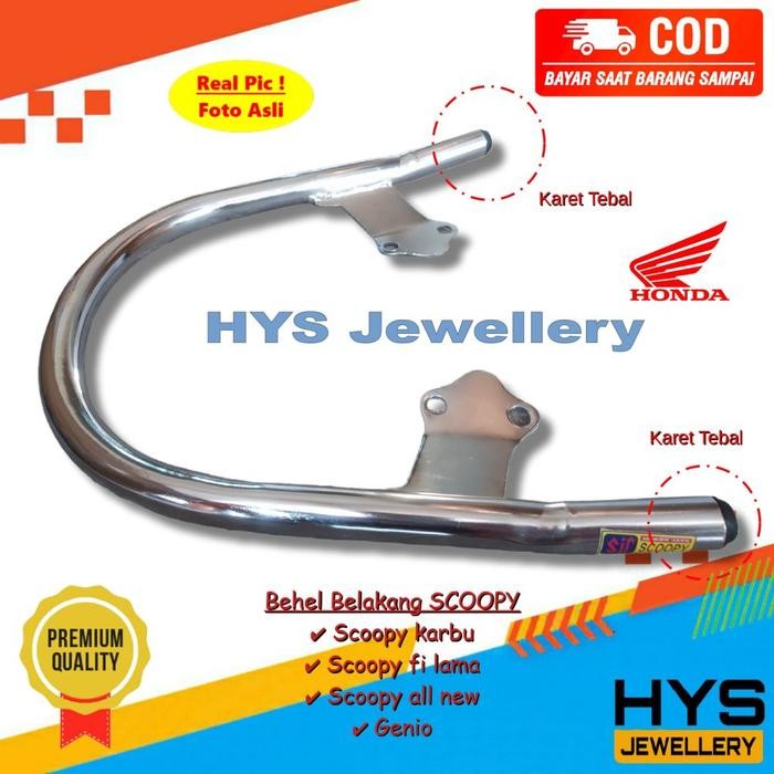 HYS Begel Behel Jok Genio Scoopy New 2023 2022 2021 2020 - Fi Injeksi - Karbu Lama - Variasi Motor
