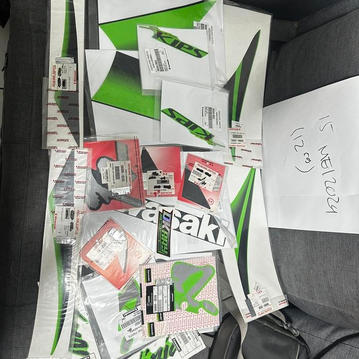 PREMIUM Striping stiker sticker patten NINJA RR SE 2011 Original generasi ke 3