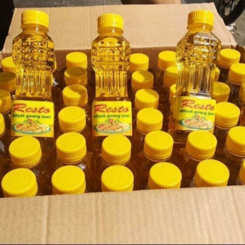 

Minyak Goreng Premium 250 ml Merk RESTO Botol Kecil 1 Karton = 48 pcs