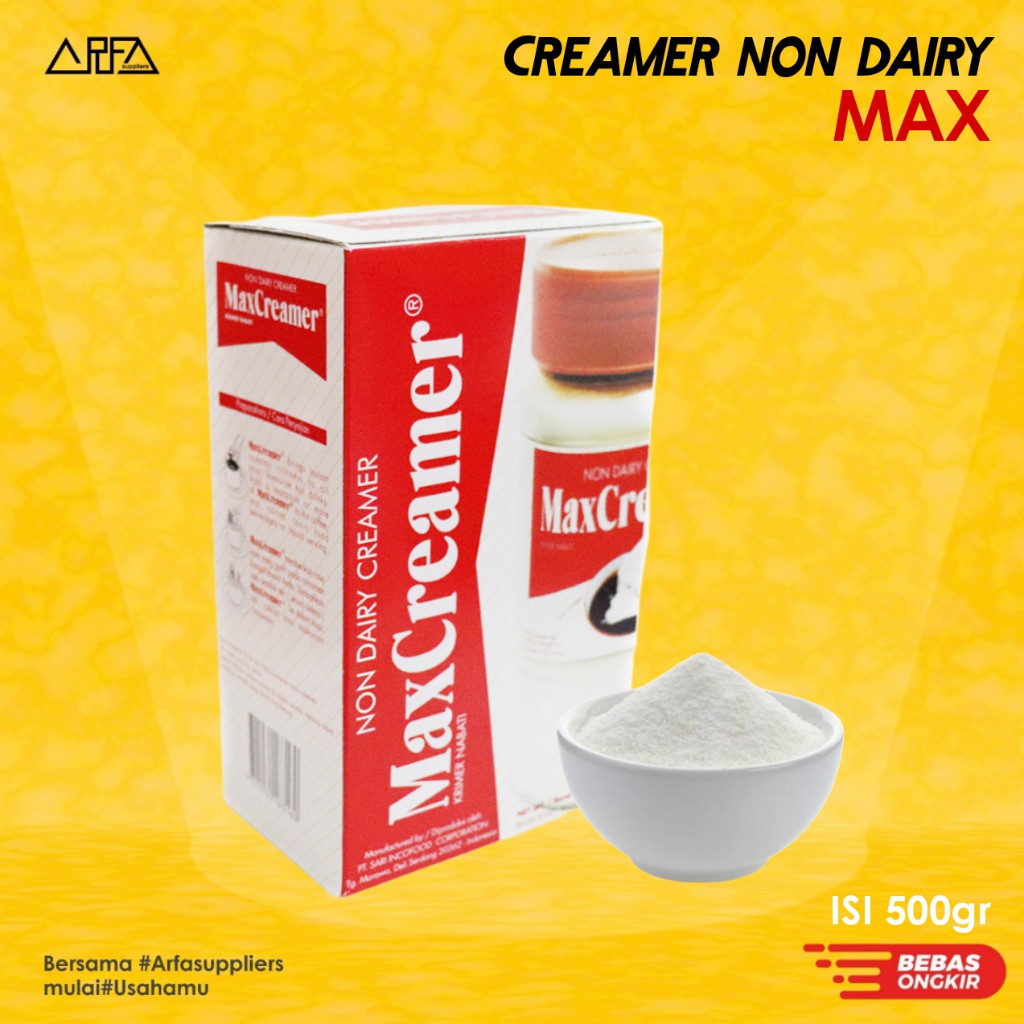 

Max Creamer Non Dairy 500gr - Bubuk Krimer