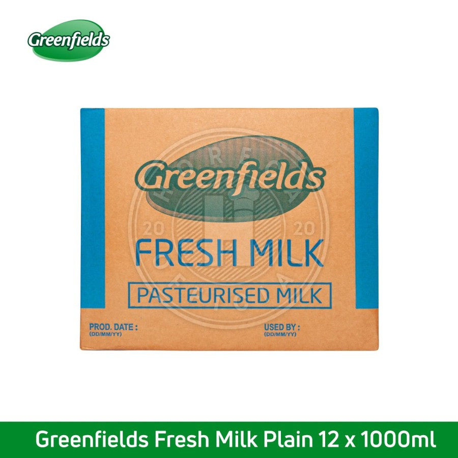 SUSU GREENFIELDS FRESH MILK 1 DUS FRESHMILK GREENFIELD 1 KARTON