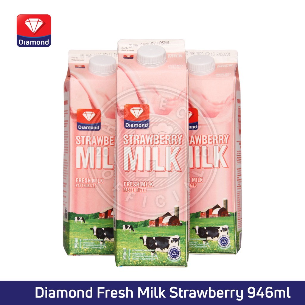 

DIAMOND STRAWBERRY FRESH MILK 946ML / SUSU SEGAR RASA STRAWBERRY KEMASAN 946ML
