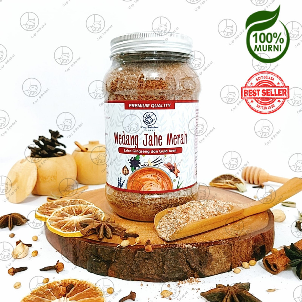

Wedang Jahe Merah Aren Cap Sahabat / Extra Ginseng / Jamu Instan / Rempah / 100% PREMIUM QUALITY