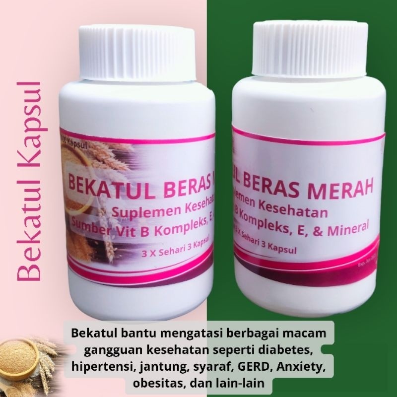 

BEKATUL BERAS MERAH PM MURNI ORGANIK 100 KAPSUL