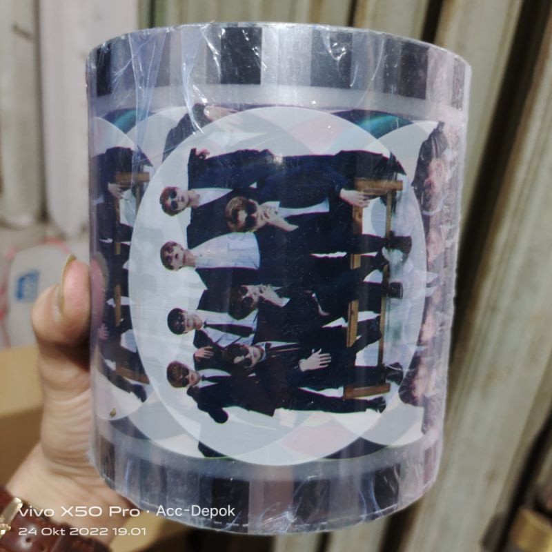 Plastik Cup Sealer Motif BTS / Sealer Cup Motif Artis ISI 1000 CUP