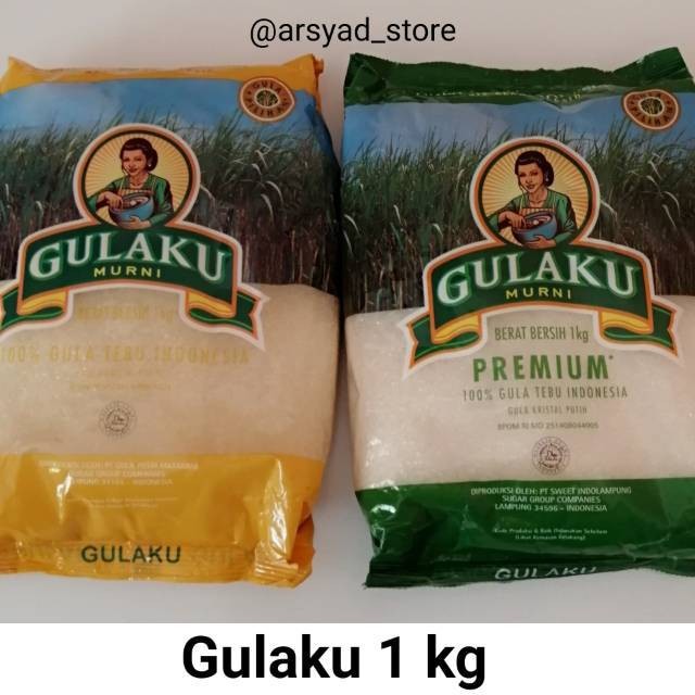 

Gula Gulaku Kuning Atau Hijau 1 Kg Atau 1/2 Kg