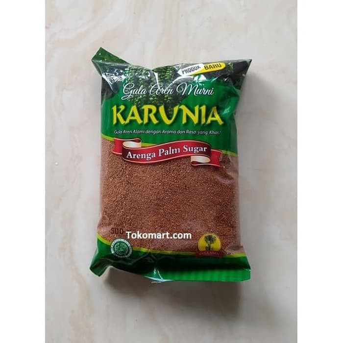 

GULA AREN BUBUK 500 GR KARUNIA - Arenga Palm Sugar - Gula Merah - Tokomart Shop