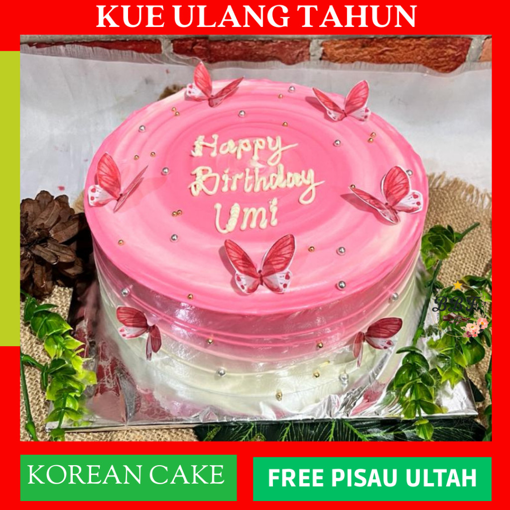 

Korean Cake / Korean Bento Cake / Kue Ulang Tahun / Cake Ulang Tahun / Kue Ultah / Birthday Cake