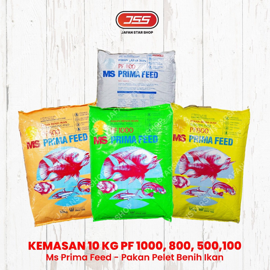 Pelet Ikan 10 kg Pakan Benih PF 100 PF 500 PF 800 PF 1.000