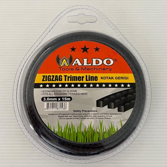 SENAR POTONG RUMPUT / TRIMER LINE 3 MM X 15 METER (kotak / gerigi)