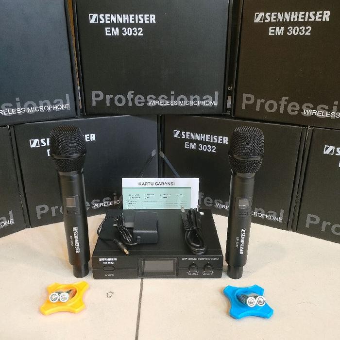 Mic Wireless Sennheiser EM-3032 Microphone 2 Pegang Pegang
