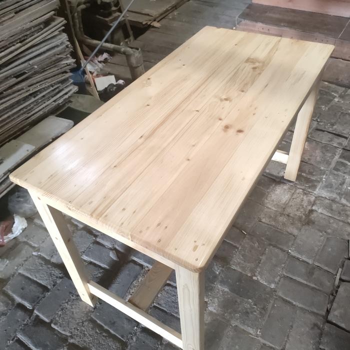 sukam meja makan jati belanda 120x60x75