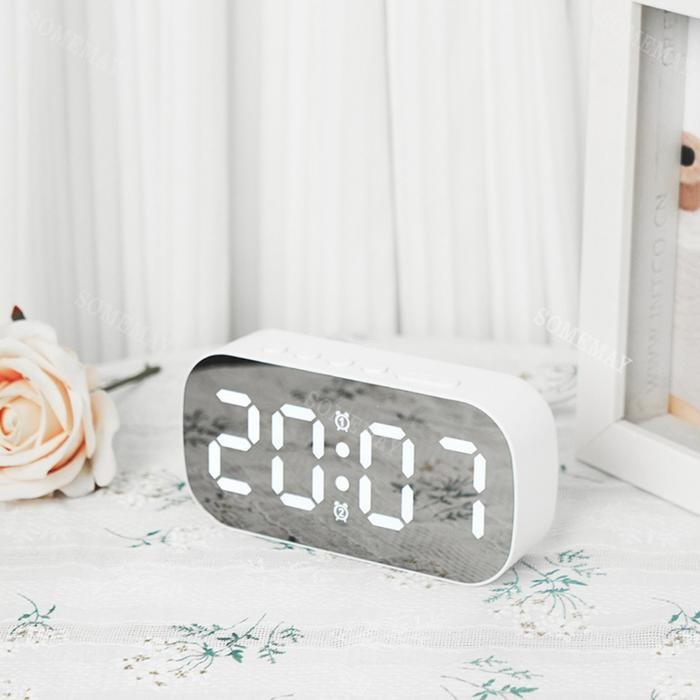 Terlaris Somemay Digital Jam Weker Mini Mode Alarm 6637/ Jam Alarm Dinding / Jam Dinding Digital Led