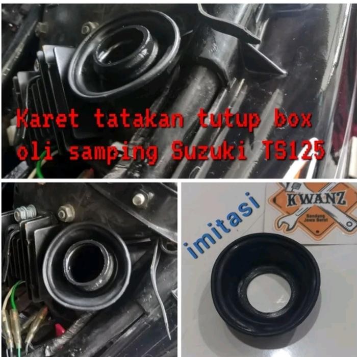 Karet Tatakan Tutup Box Oli Samping Ts125 Karet Tutup Box Oli Samping Ts125
