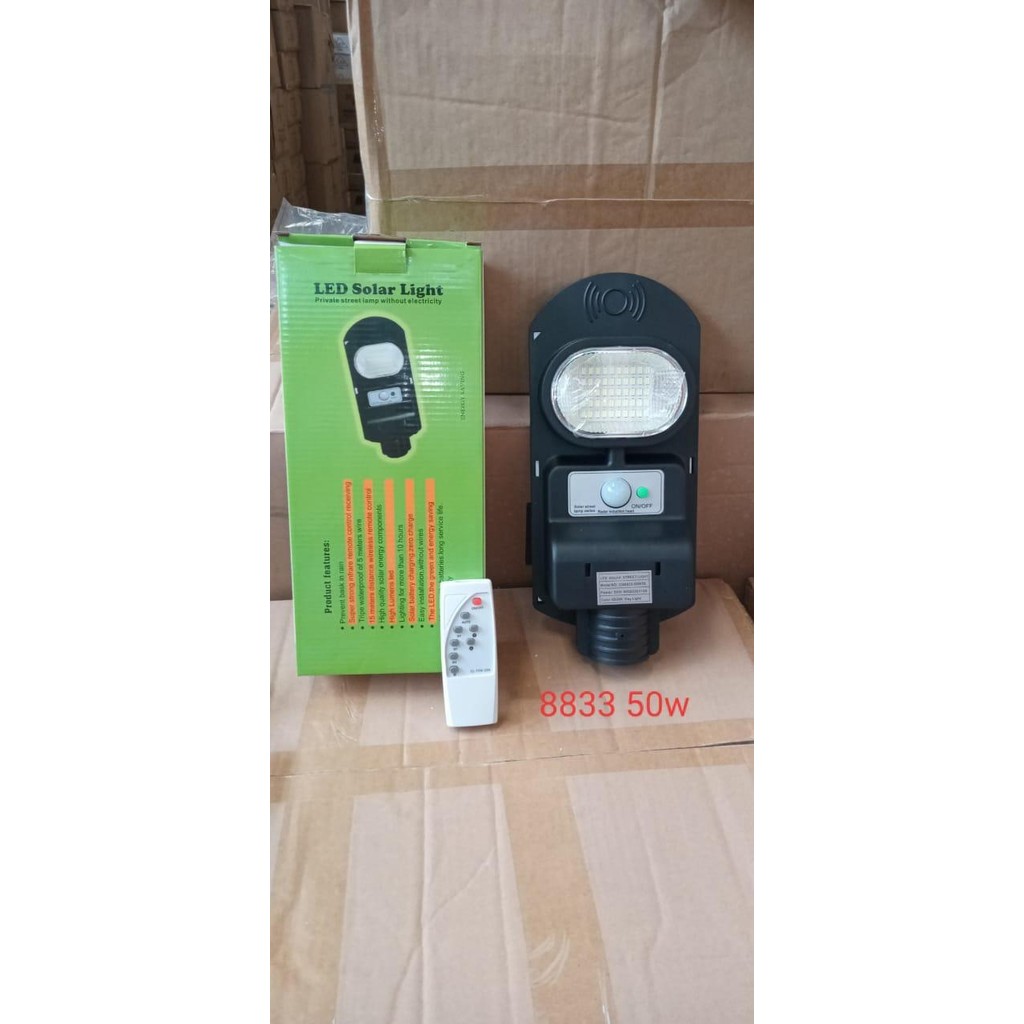 Terhemat Lampu Jalan Led Solar Cell 50Watt Pju Tenaga Matahari 50 Watt Remote