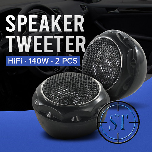[YE] Speaker Mini Dome Tweeter Twiter Tuiter Mobil HiFi 140W 2 PCS - TS-T280 Car Audio Speaker