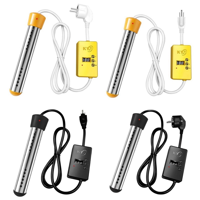 Elemen Pemanas Air Ketel Pemanas Listrik 2500W Kolam Renang Kamar Mandi Suspensi Perendaman Portabel