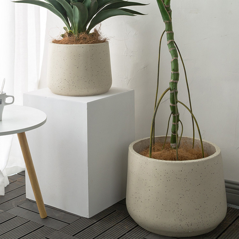 Cetakan Silikon Pot Bunga Besar Beton Cetakan Pot Pot Berkebun Tanaman Semen Cetakan Silikon Pot Bun