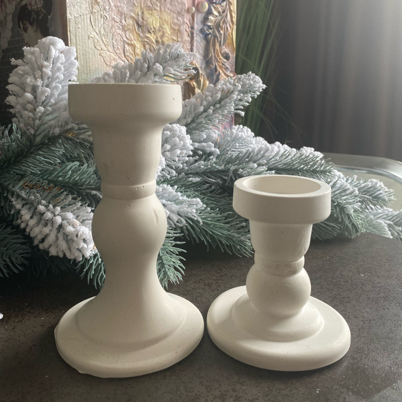 DIY Tempat Lilin Kolom Romawi Cetakan Resin Gipsum Cetakan Silikon Lilin Bulat Cetakan Keramik Tempa