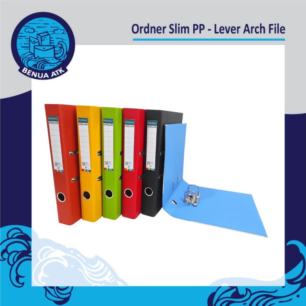 

Ready Stock Ordner / Lever Arch File Slim Pp Folio Penpal Pl-403 Original