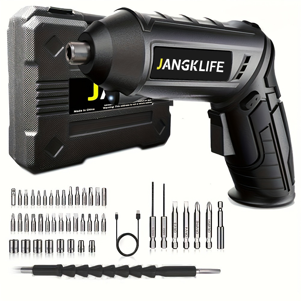 Obeng Listrik Baterai Obeng Tanpa Kabel Isi Ulang Obeng Nirkabel Dampak Kuat Bor Obeng Listrik