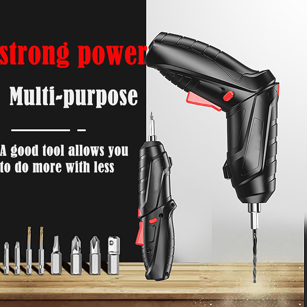 Obeng Listrik Baterai Obeng Tanpa Kabel Isi Ulang Obeng Nirkabel Dampak Kuat Bor Obeng Listrik