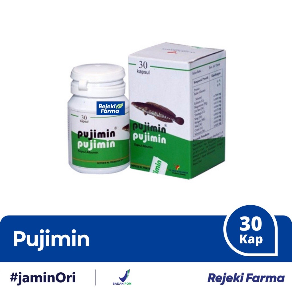 PUJIMIN 30 Kapsul - Kapsul Albumin ekstrak ikan gabus