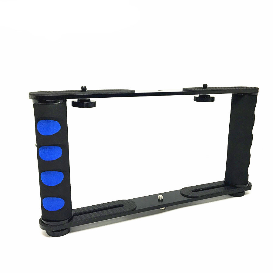 Pegangan penstabil kamera genggam Rig sangkar kamera dudukan baki selam Scuba Diving bawah air untuk