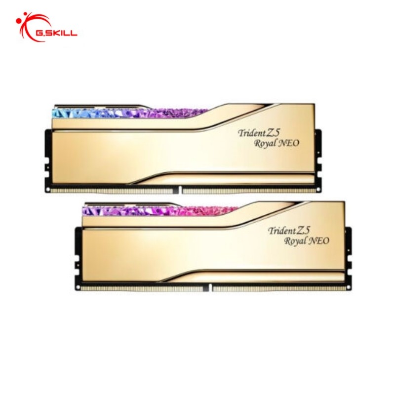 G.Skill Trident Z5 Royal DDR5 Series 2x16GB / 2x24GB 6400MHz 7200MHz 8000MHz 8400MHz 288-Pin 1.4V Du
