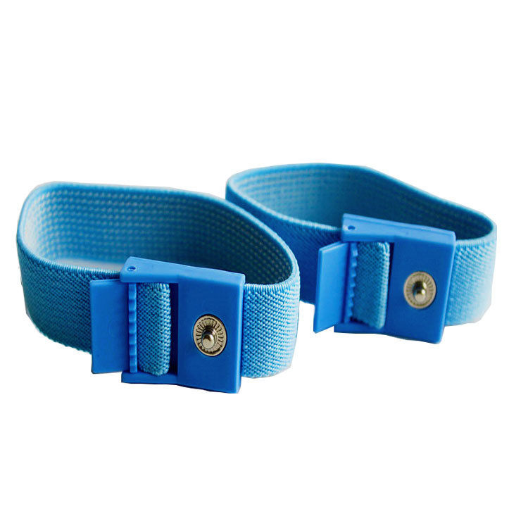 Conductive Bracelet Adjustable Wrist Strap Band For Tens Dds Meridian Massage Instrument With 3.5Mm