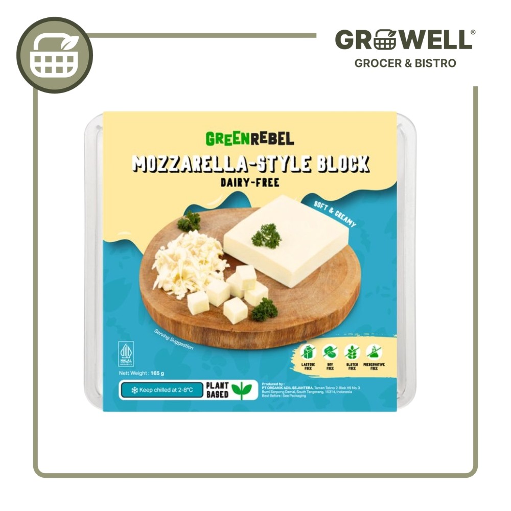 

GREEN REBEL MOZARELLA- STYLE BLOCK