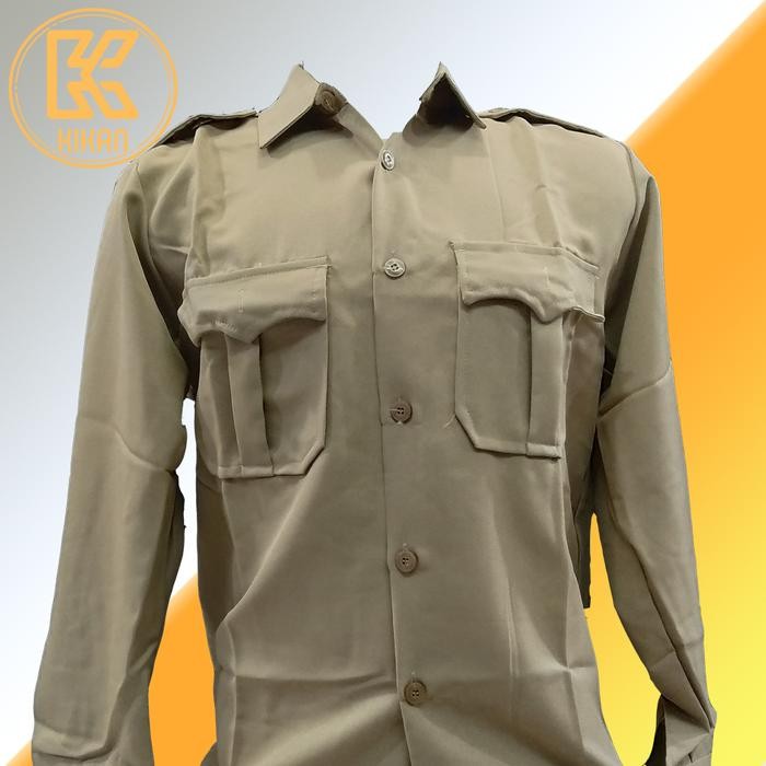 Seragam Pramuka Lengan Panjang Bahan Katrina